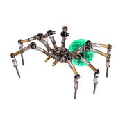 3D Metal Spider Model DIY Kits with 3CM Glowing LED Crystal Ball -270PCS+