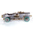 RC Rear-drive Steam Car Retro Vehicle Model with V4 Steam Engine, Gearbox and Boiler - 1/10 Scale