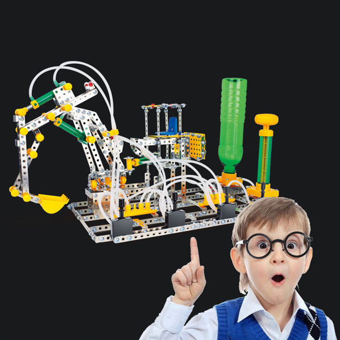 3D Metal Puzzle Steel Commander Assembly Metal Set Excavator Model Science Education Toys-807PCS