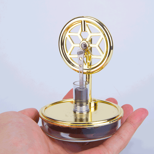Low-Temperature Stirling Engine Motor Coffee Cup Stirling Engine Desktop Toy Gifts