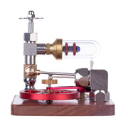 ENJOMOR Speed-Controlled Single Cylinder Stirling Engine Model with Ball Bearing Flywheel - STEM Toys - EngineDIY