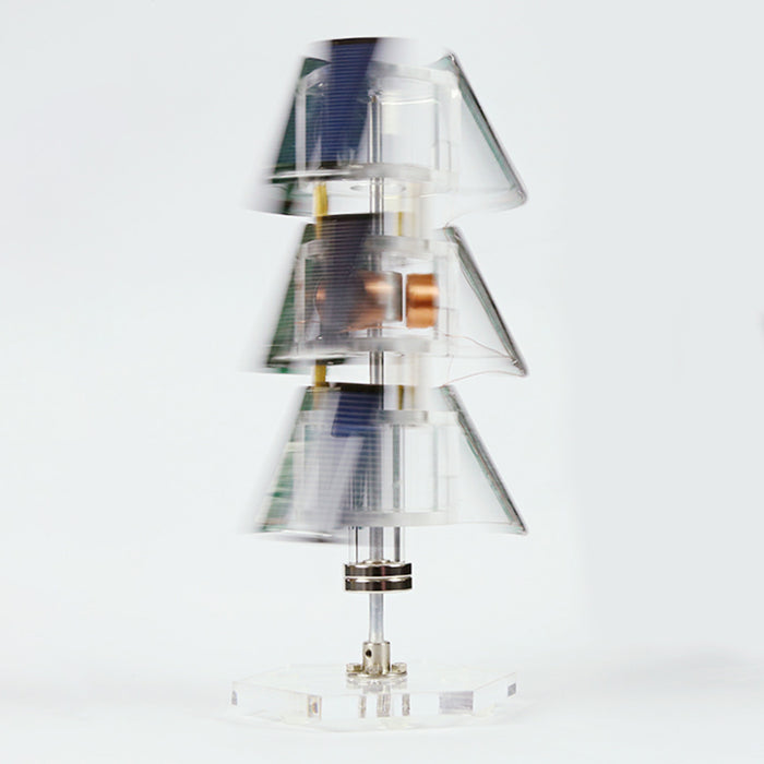 Stark DIY Tree Type Vertical Solar Maglev Motor Science Motor Model - enginediy