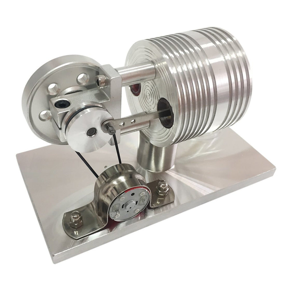 Stirling Engine with Generator External Combustion Engine Model Toy - enginediy