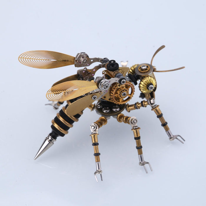 300Pcs+ 3D Steampunk Insect Assembling Model Mechanical Wasp Assembling Pack