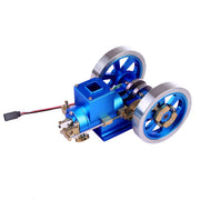Hit and Miss Engine Full Metal IC Engine Model Water Cooled Gasoline Engine with Base Gift Collection - EngineDIY