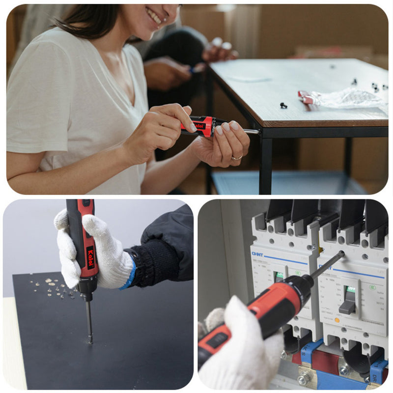 Portable Precision Electric Torque Screwdriver Set DIY Tools for TECHING Engine Model Building and More - EngineDIY