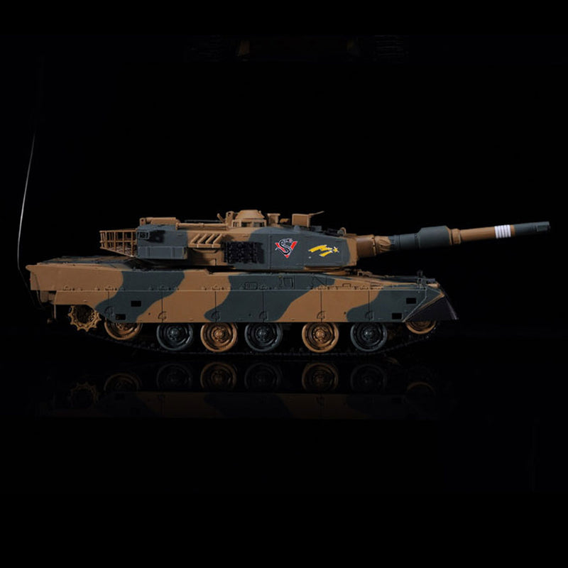 1/24 RC Panzer Deutscher Leopard2 A5 Panzermodell Militärfahrzeugmodell Spielzeug mit Lichtern und Geräuschen