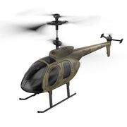 MD500 2.4G RC Airplane 4CH 6-axis Gyroscope Simulation Helicopter Model Toy (RTF Version/Green) - EngineDIY