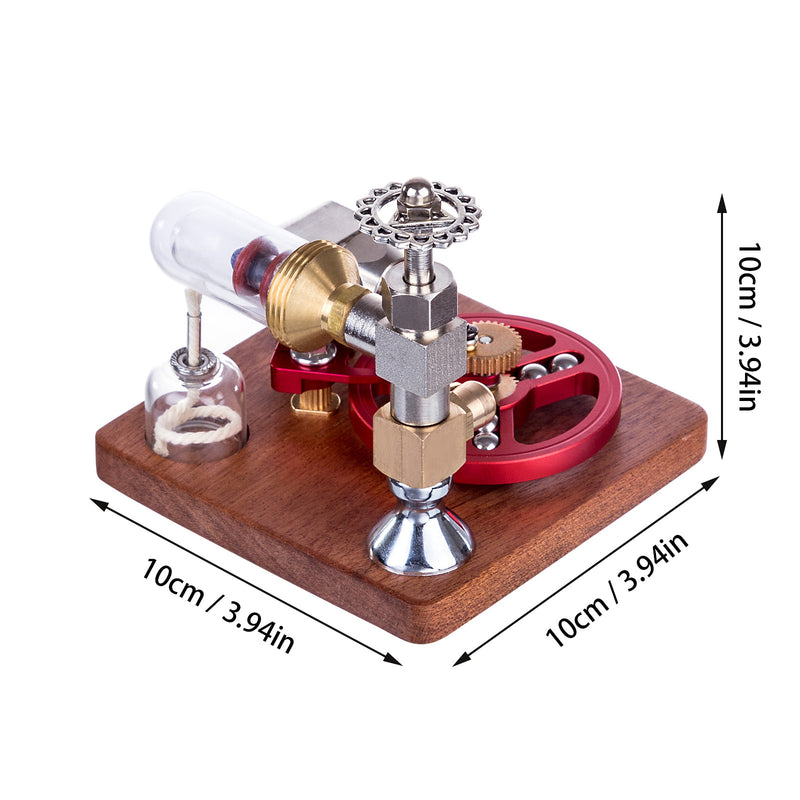 ENJOMOR Speed-Controlled Single Cylinder Stirling Engine Model with Ball Bearing Flywheel - STEM Toys - EngineDIY