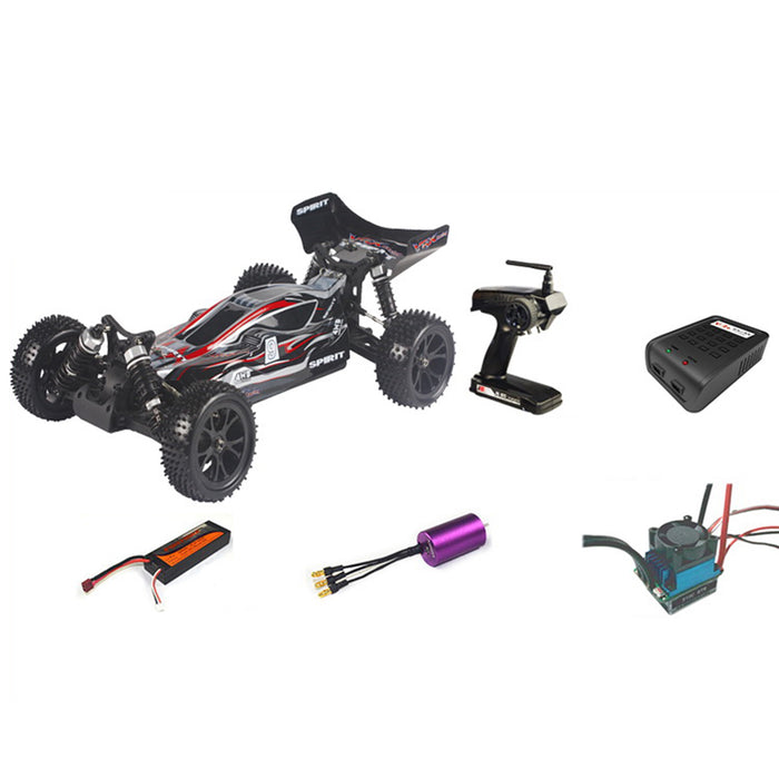 VRX RH1016 1/10 Scale 4WD Brushed RTR Off-road Buggy 2.4GHz RC Car with 400A ESC, 550 Motor - enginediy