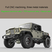 TWOLF TW-715 V8 Engine Powered 1:10 Scale RC Off-road 4WD 4-Door Pickup Truck Vehicle Crawler Kit with Electronic Equipment - EngineDIY