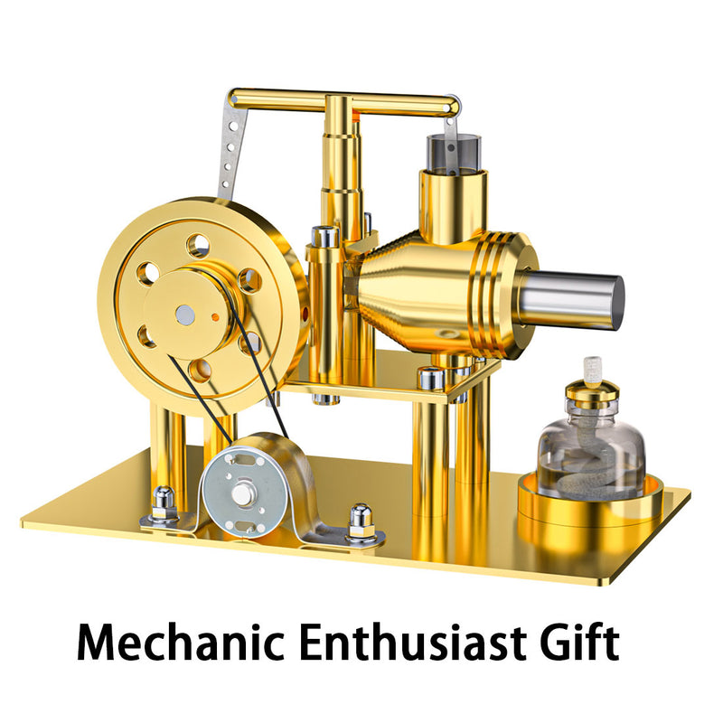 ENJOMOR DIY Stirling Engine Model Kit - Metal Balance Hot Air Stirling Engine Model Educational Toy - EngineDIY