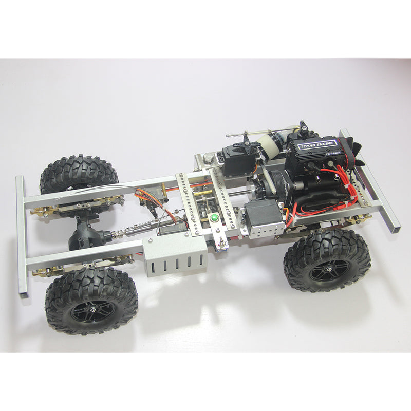 1/10 RC Car 2.4G 4WD Off-road Vehicle with TOYAN Double-cylinder Engine - RTR Version - EngineDIY