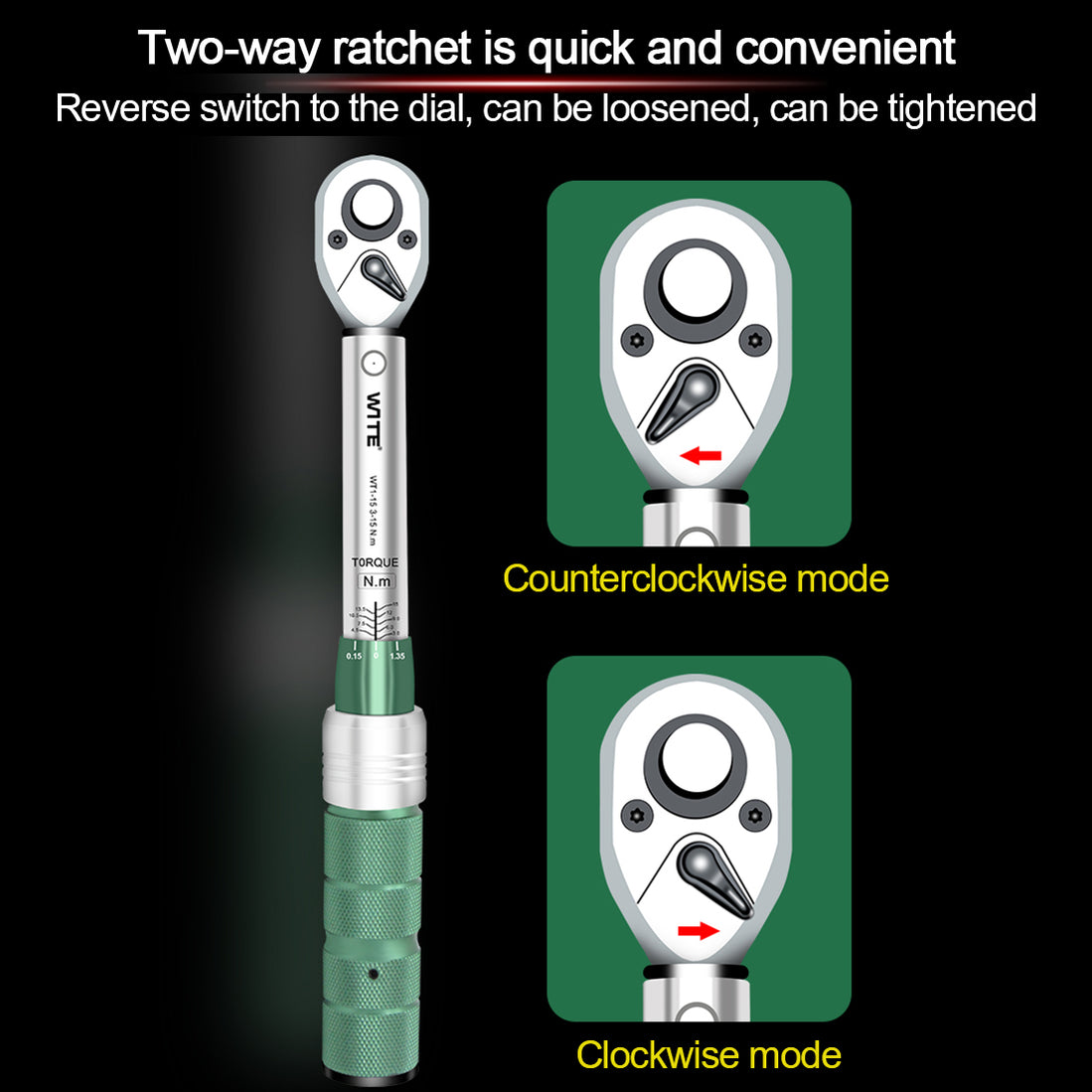 Adjustable Torque Key High-precision Mechanical Adjustable Torque Wrench Set DIY Tools Kit ...