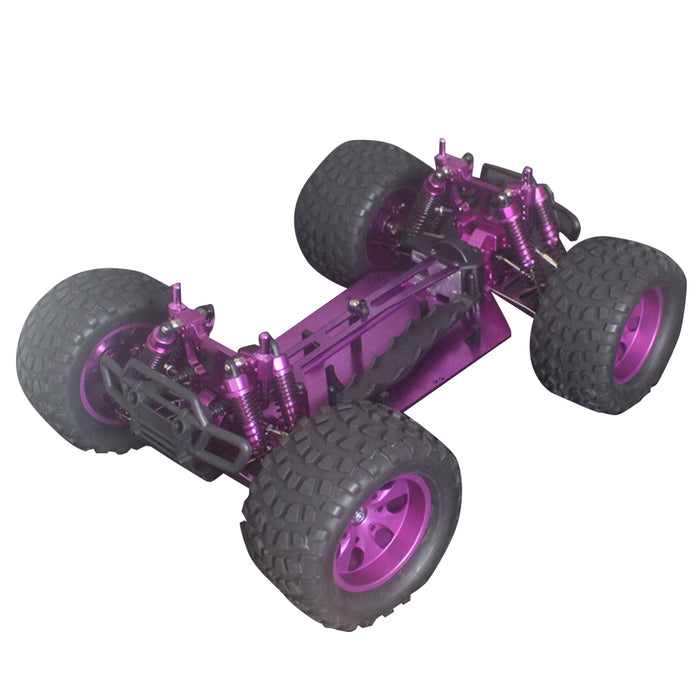 HSP 94111PRO 1/10 4WD Electric Remote Control Monster Truck RC Car Frame Empty Chassis with Tires - KIT Assembly Version