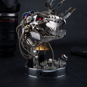 3D Metal Steampunk Moving Mechanical Dinosaur Head Model Kits - 180PCS+ - EngineDIY