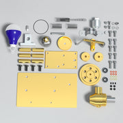 ENJOMOR DIY Stirling Engine Model Kit - Metal Balance Hot Air Stirling Engine Model Educational Toy - EngineDIY