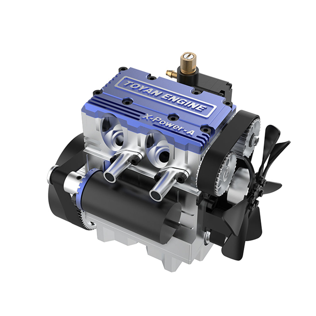 TOYAN FS-L200 2 Cylinder 4 Stroke Model Engine Kit - Build Your Own En ...