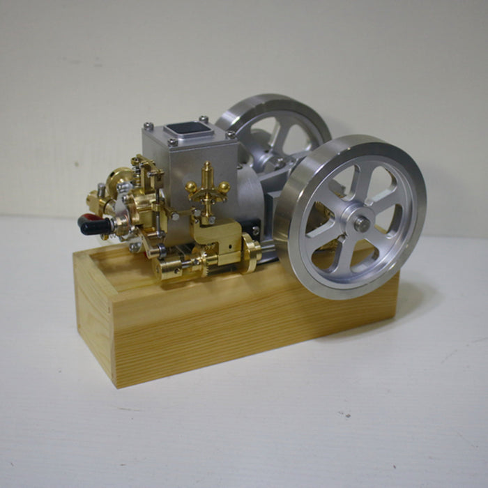 M92 Metal Horizontal Hit and Miss Water-cooled Gasoline Engine Internal Combustion Engine Model with Flywheel Speed Limiter