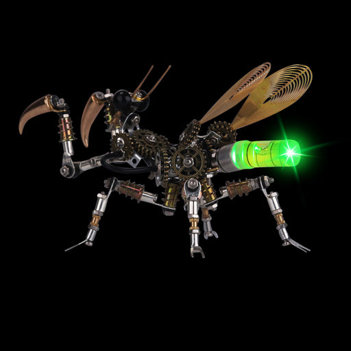 3D Metal Mantis Model DIY Kits Mantis with Night Light -300PCS+