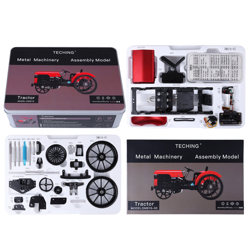 Car Engine Assembly Kit DM12B - Electric Car Engine Assembly Kit - Gift for Collection (249Pcs) - EngineDIY