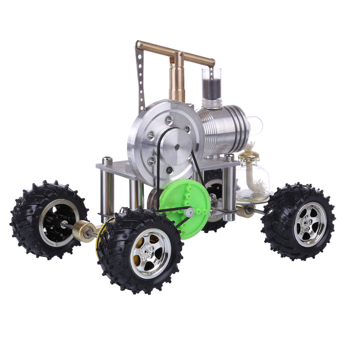 Balance Type Hot Air Single Cylinder Stirling Engine Car Model Science Experiment Educational Toy