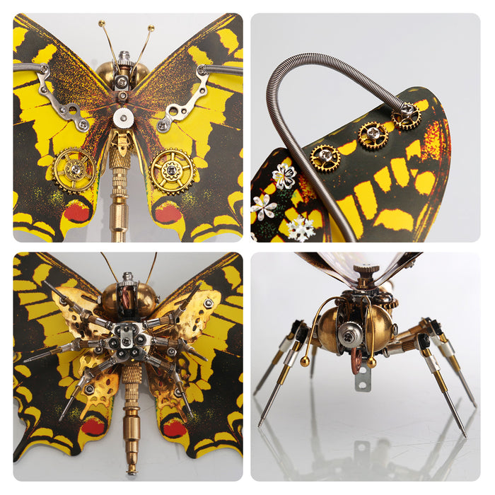 150PCS Steampunk 3D Butterfly Model Assembly Kit