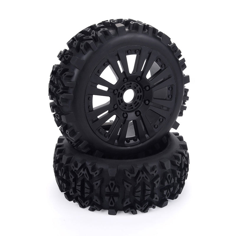 4Pcs 1/8 Off-road Vehicle Deep Gear Tire Car Tire for HSP Redcat Losi VRX HPI Kyosho Carson Hobao - EngineDIY