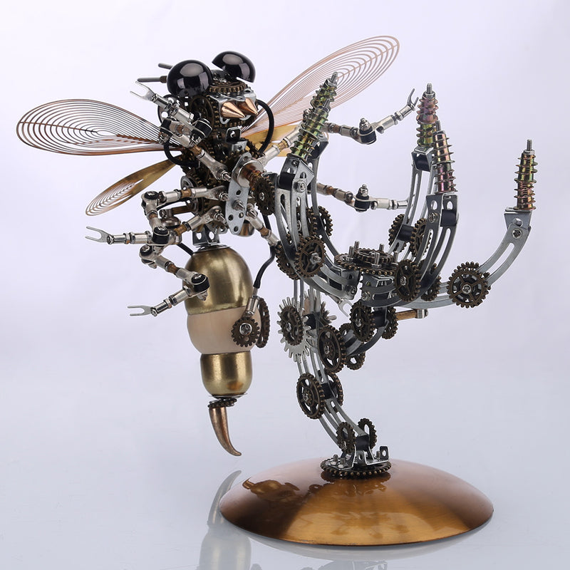 627PCS Metal Steampunk Kit Toy Mechanical Wasp - EngineDIY