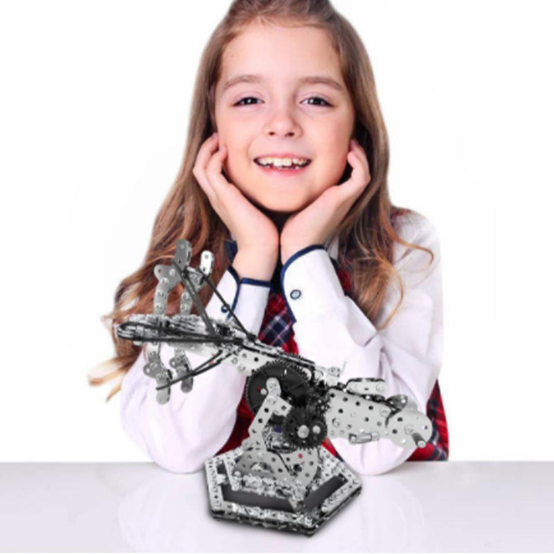 3D Metal Mechanical Puzzle Dragon Crossbow Model Assembly Kit for Kids, Teens, and Adults-812PCS - EngineDIY