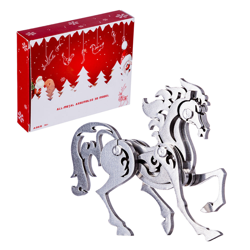 3D Puzzle DIY Model Kit Horse - Make Your Own Advent Calendar - Creati–  EngineDIY