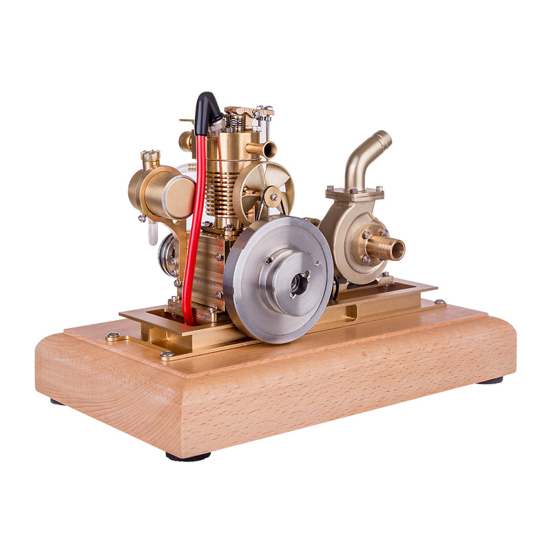M16C 1.6cc Mini 4 Stroke Gasoline Engine Model Vertical Air-cooled Single-cylinder Internal Combustion Engine Model with Vane Pump - EngineDIY