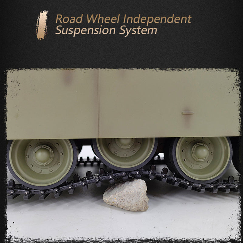 1/16 2,4G RC Panzer Britischer Centurion MK5 Kampfpanzer Modellfahrzeug mit Lichtern und Geräuschen