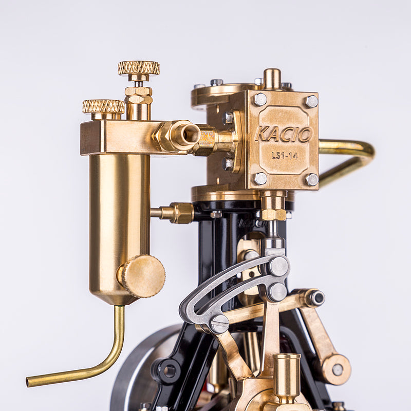 KACIO LS1-14 Single Cylinder Reciprocating Steam Engine Model for Model Ship Model Boat Above 60cm - EngineDIY