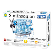 Smithsonian Motor Works Advanced Science Kit - Build Your Own 4 Cylinder Engine Model Kit - DIY Assembly Combustion Engine Kit - EngineDIY