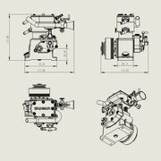 ENJOMOR 10cc Flathead Engine Single Cylinder 4 Stroke L Head Sidevalve Engine Water-cooled Gasoline Engine Internal Combustion Engine - EngineDIY