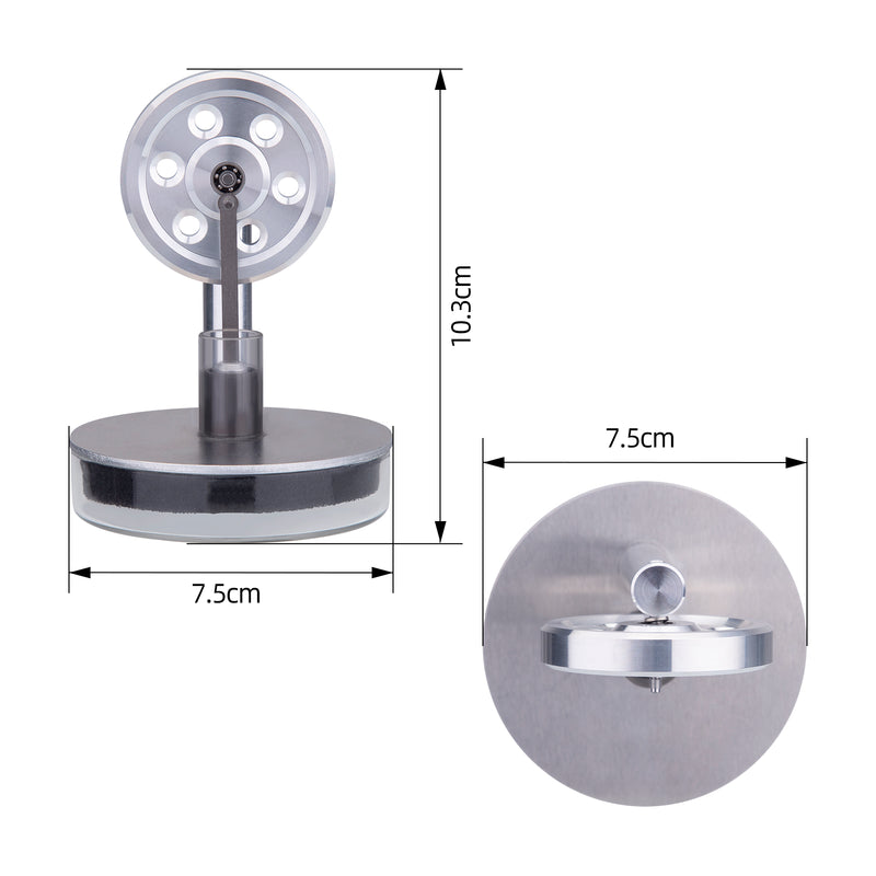 Low Temperature Difference LTD Stirling Engine Model Desktop Display Educational Experimental Toy for Technophiles - EngineDIY