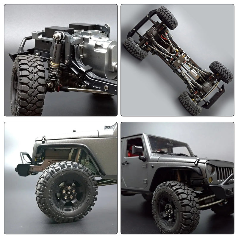 CAPO CUB2 1/18 Electric RC Car Simulation Metal 4WD Off-road Climbing Car Model KIT - EngineDIY