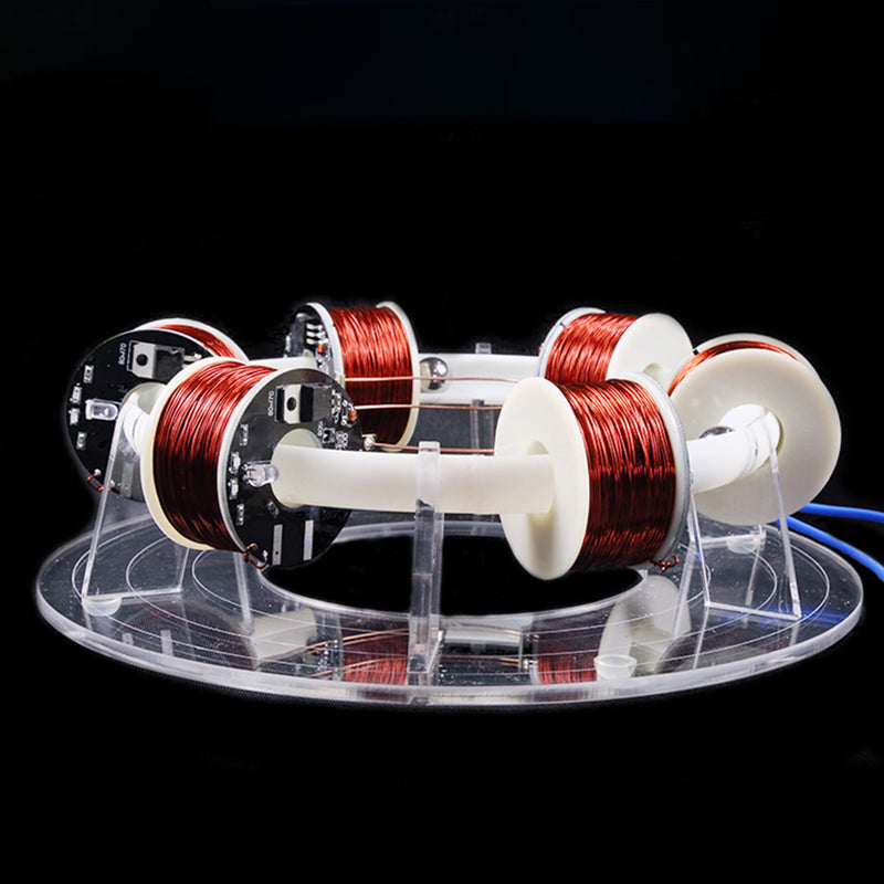 Stark 6 Coils Ring Accelerator Cyclotron High-tech Physics Model - EngineDIY