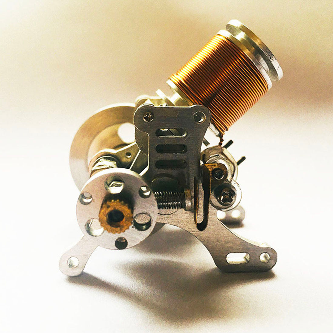 Metal Mini Type Single-cylinder Electromagnetic Engine Cannon Model Op ...
