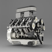 ENJOMOR V8 GS-V8 78CC DOHC Gasoline V8 Engine Model That Works with Starter Kit - EngineDIY