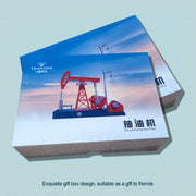 Pumping Unit that Works - Oil Pump Jack Model Kit - TECHING 3D Metal Oilfield Working Equipment with Light Oil Rig Educational Toys Collection 219Pcs - EngineDIY