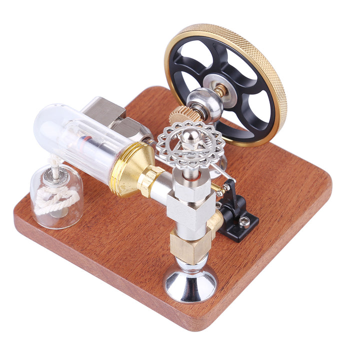 ENGINEDIY Stirling Engine Model with Vertical Flywheel Speed Adjustable | Science Experiment Engine - enginediy