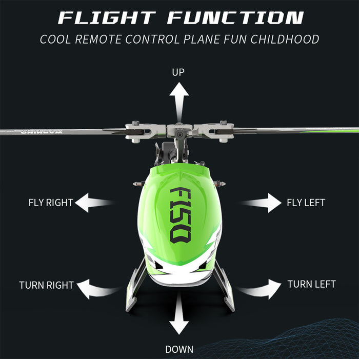 YU XIANG F150 RC Plane 2.4G 6CH Direct Drive Brushless RC Helicopter Model - RTF Edition