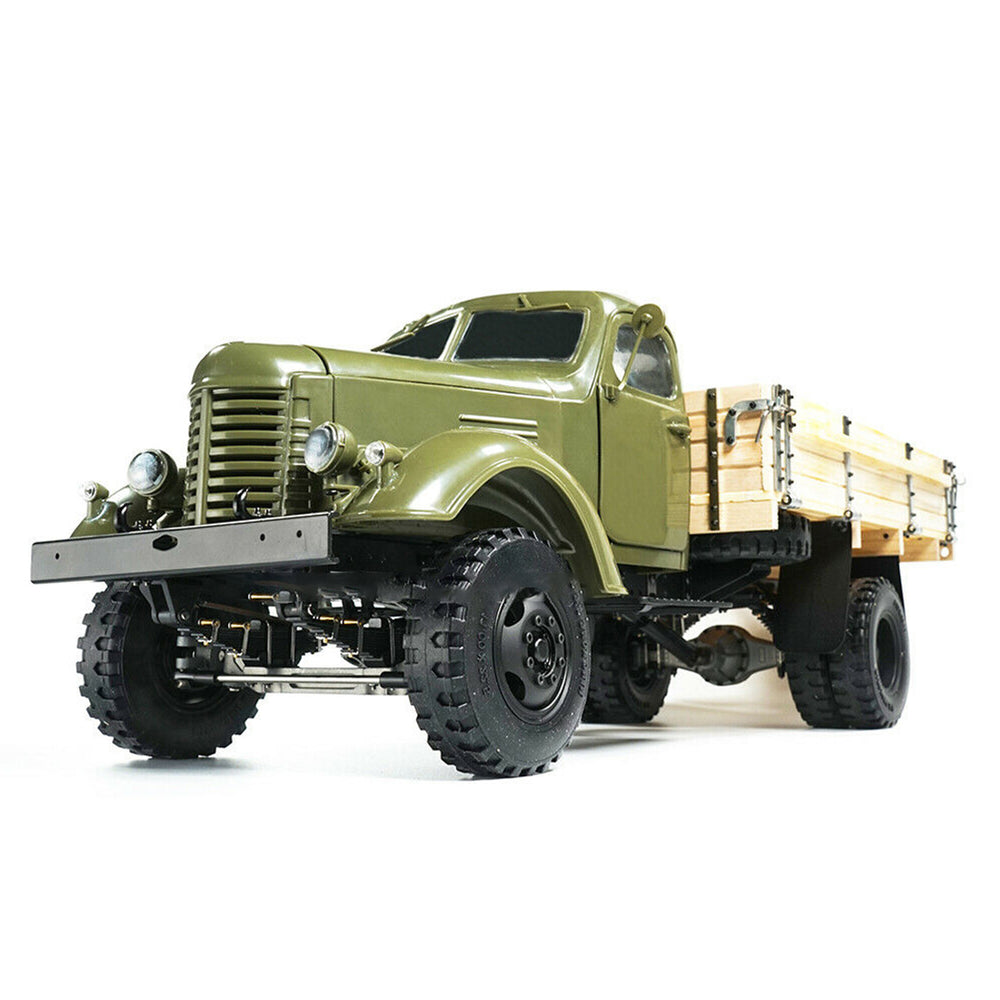 KINGKONG R/C CA10 1/12 4x2 Electric RC Truck DIY Assembly Off-road Military Truck Model with Metal Chassis KIT