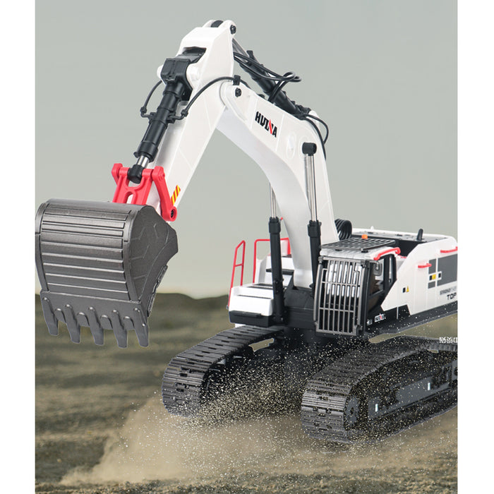 HUINA 1:14 22CH 2.4G RC Excavator Model 4-in-1 Alloy Remote Controll Crusher Construction Vehicles Toy