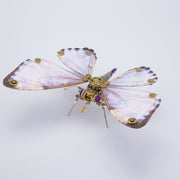 Steampunk 3D Butterfly Model Metal Puzzle DIY Assembly Kit for Kids, Teens and Adults (150PCS+) - EngineDIY