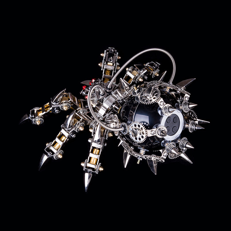 3D Puzzle DIY Model Kit Spider with Bluetooth Speaker Metal Games Creative Gift - EngineDIY