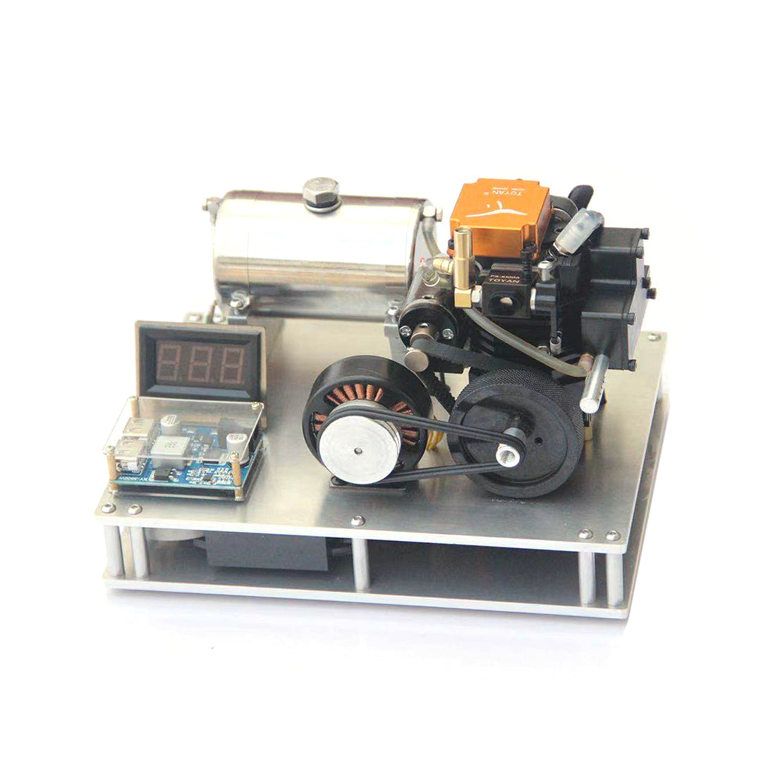 Mini Generator Lab Test Mini Generator with Engine | Portable & Easy Use - EngineDIY