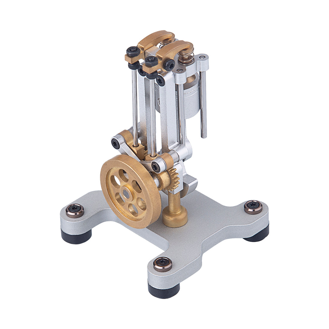 Mini Metal Mechanical 4-stroke Internal Combustion Engine Model Toy fo ...